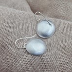 Earrings | Koorie Tales | Colour Season | Domed Earrings | Blues | 22mm Small hook Earrings | Koorie Tales | Colour Season | Domed Earrings | Blues | 22mm Small hook
